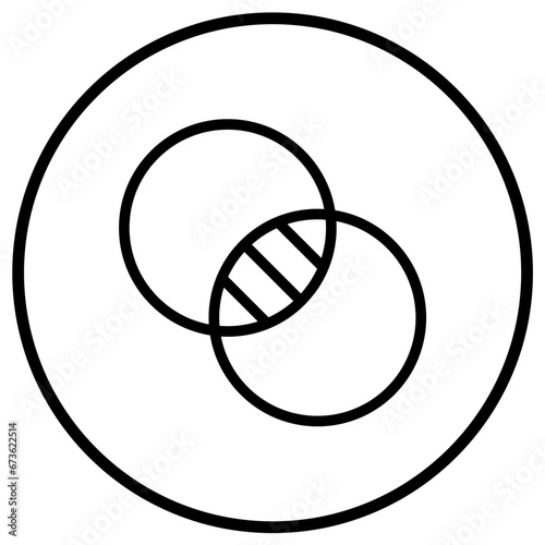 Intersection Vector Icon Design Illustration