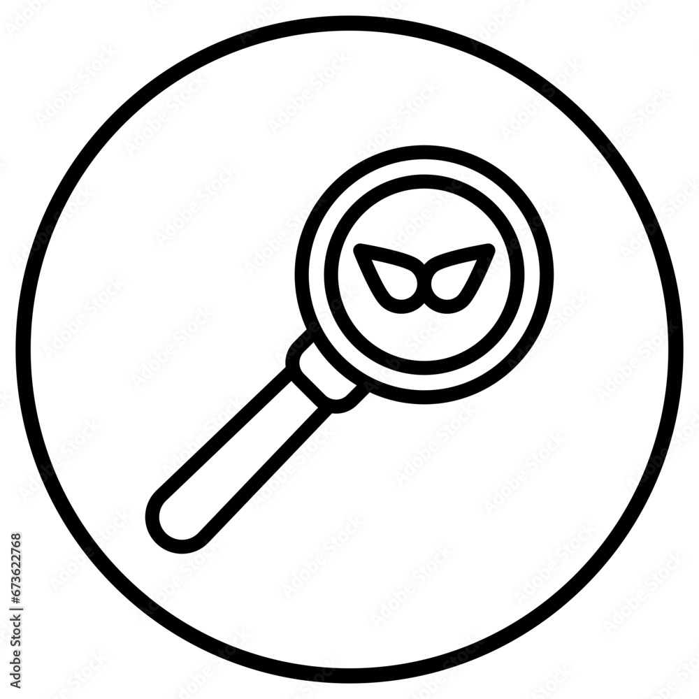 Magnifying glass Vector Icon Design Illustration Magnifying glass Vector Icon Design Illustration