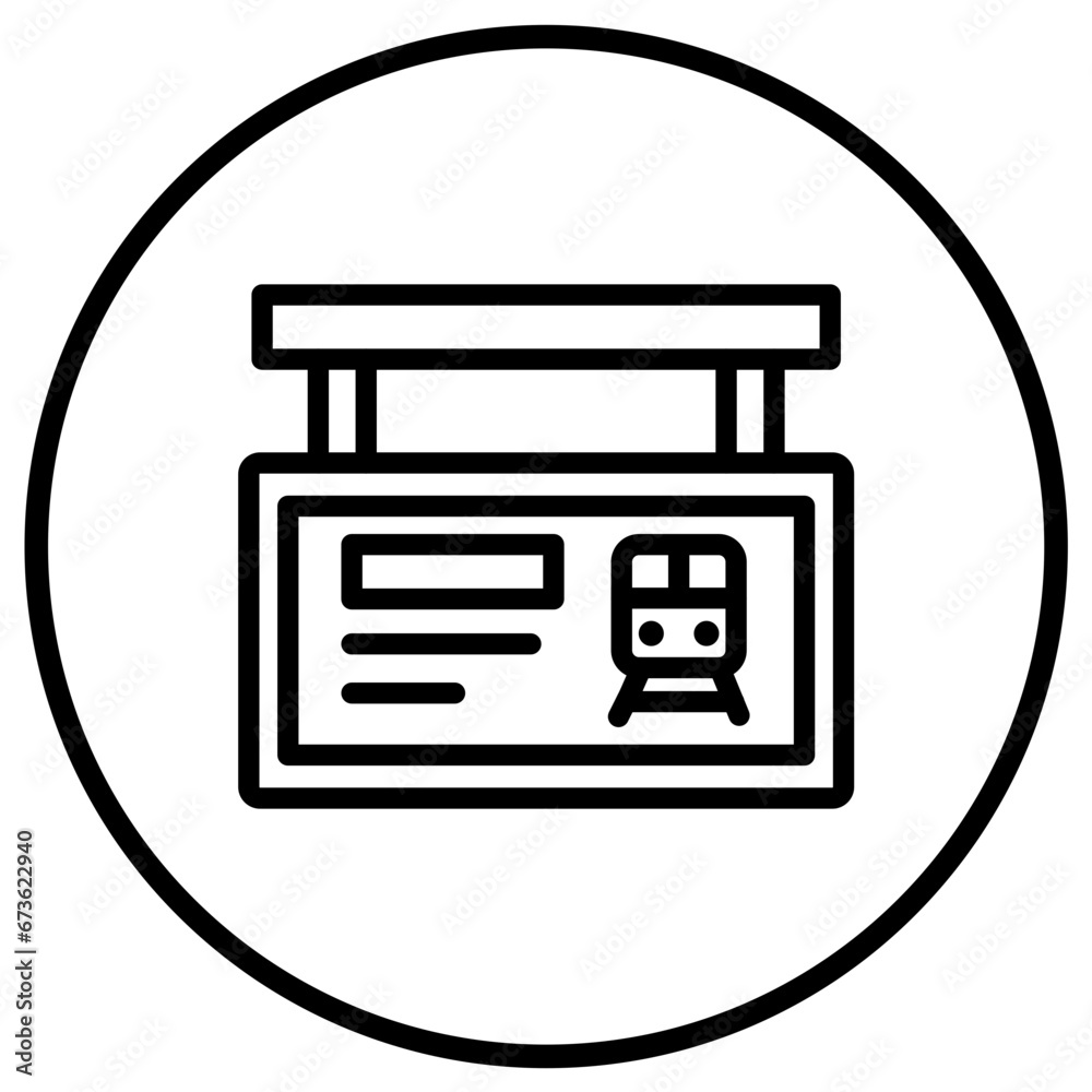 Train schedule Vector Icon Design Illustration Train schedule Vector Icon Design Illustration