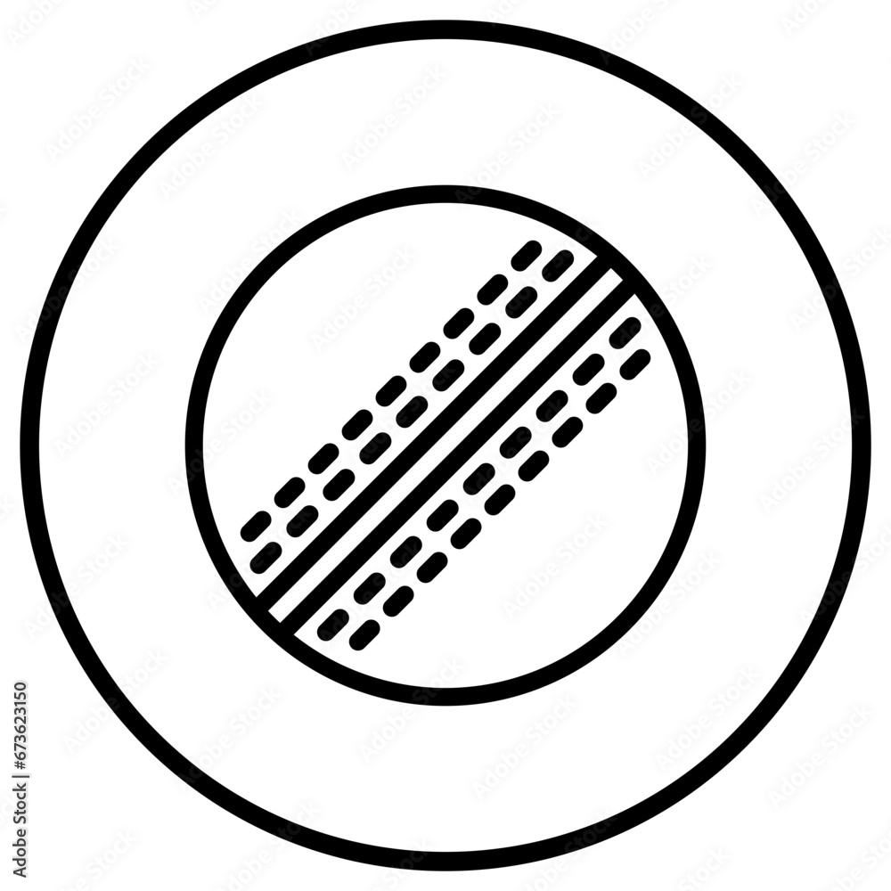 Cricket ball Vector Icon Design Illustration Cricket ball Vector Icon Design Illustration