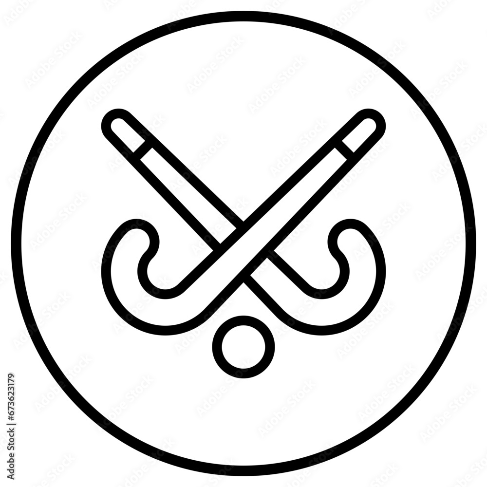 Hockey Vector Icon Design Illustration Hockey Vector Icon Design Illustration