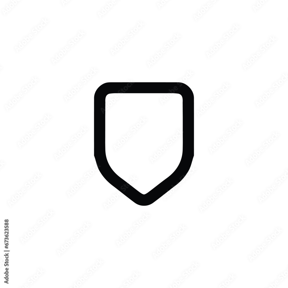 Shield icon. Simple style bank big sale poster background symbol. Shield bank brand logo design element. Shield t-shirt printing. Vector for sticker. Shield icon. Simple style bank big sale poster background symbol. Shield bank brand logo design element. Shield t-shirt printing. Vector for sticker.