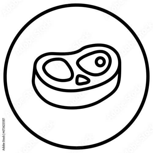 Meat Vector Icon Design Illustration
