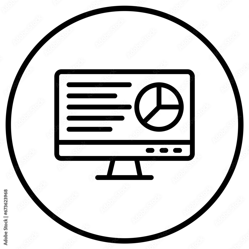 Pie chart Vector Icon Design Illustration Pie chart Vector Icon Design Illustration