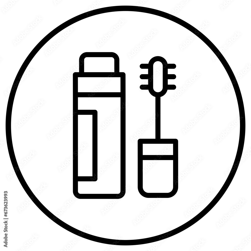 Fototapeta premium Mascara Vector Icon Design Illustration