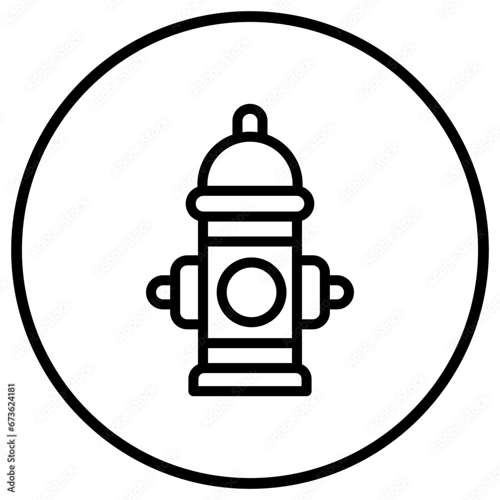 Fire hydrant Vector Icon Design Illustration Fire hydrant Vector Icon Design Illustration