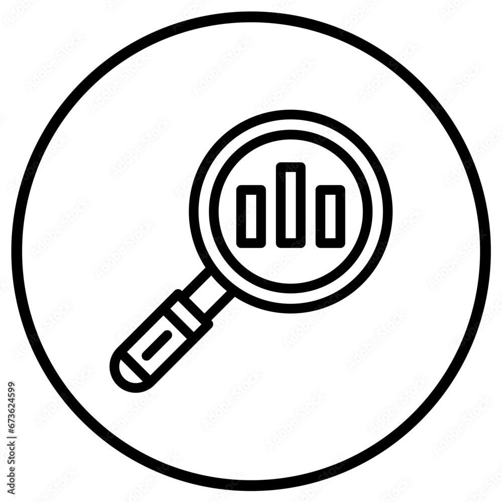 Data analytic Vector Icon Design Illustration Data analytic Vector Icon Design Illustration