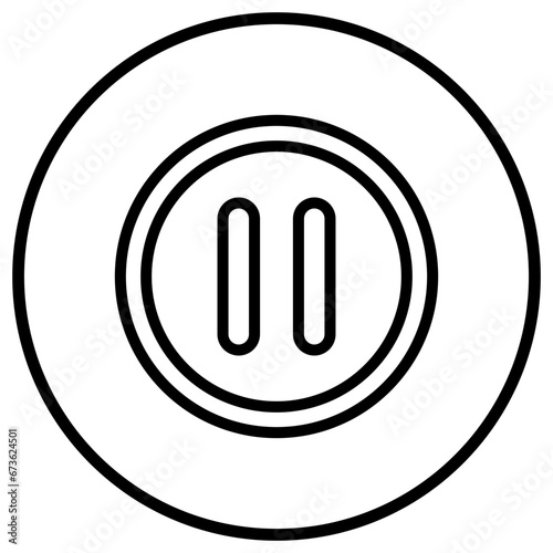 Pause button Vector Icon Design Illustration Free Download Pause button Vector Icon Design Illustration - GFXLoad