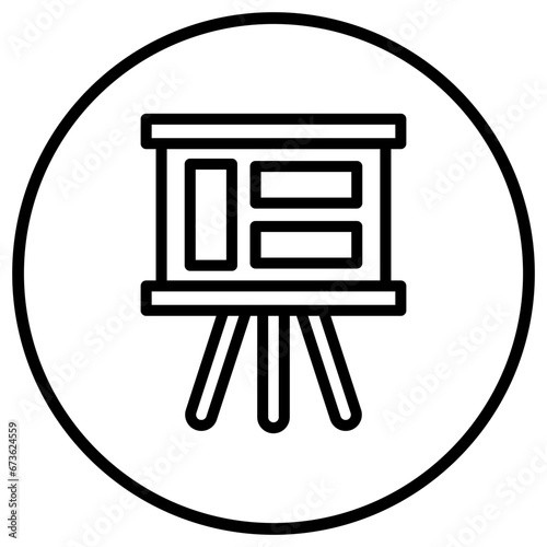 Story board Vector Icon Design Illustration
