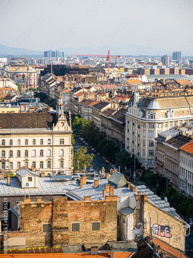 Obraz premium Budapest downtown area