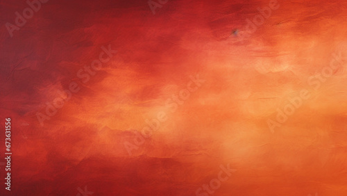 Sunset Orange and Deep Red Abstract Pattern