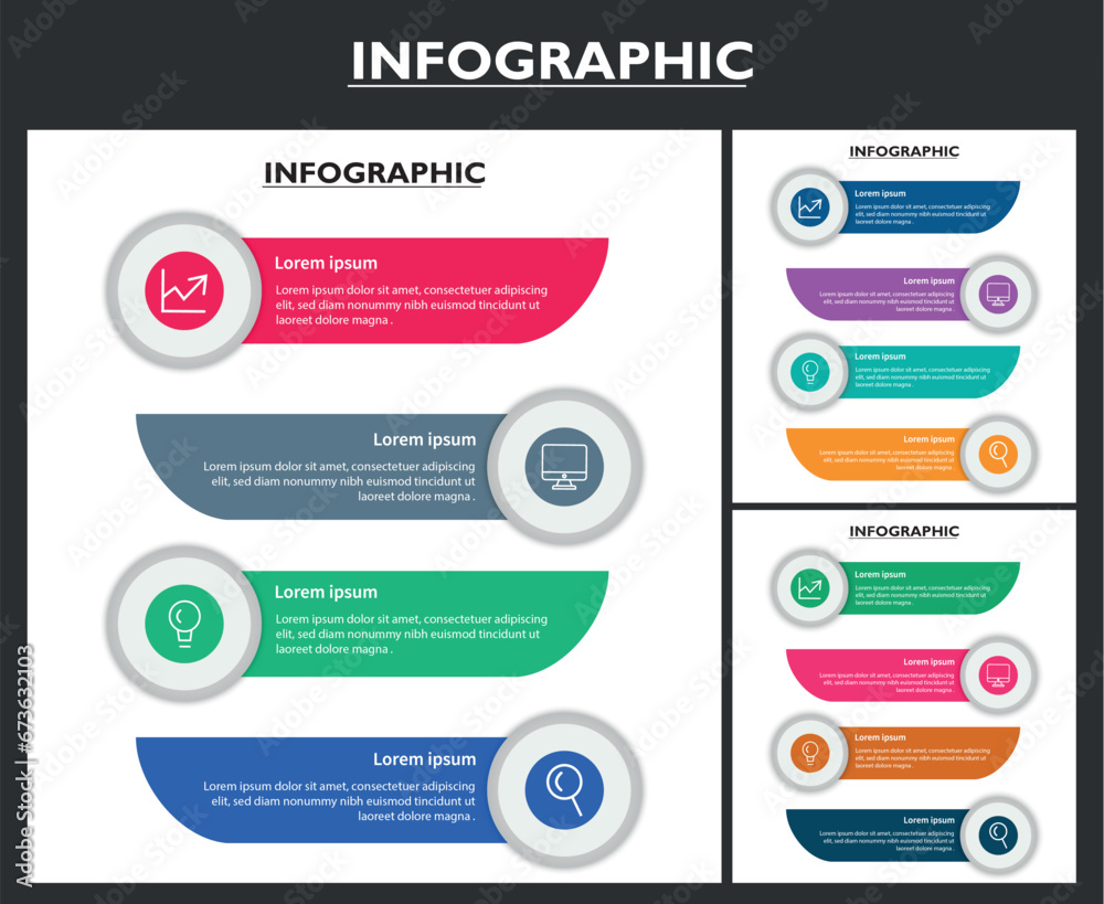 modern design template infographic