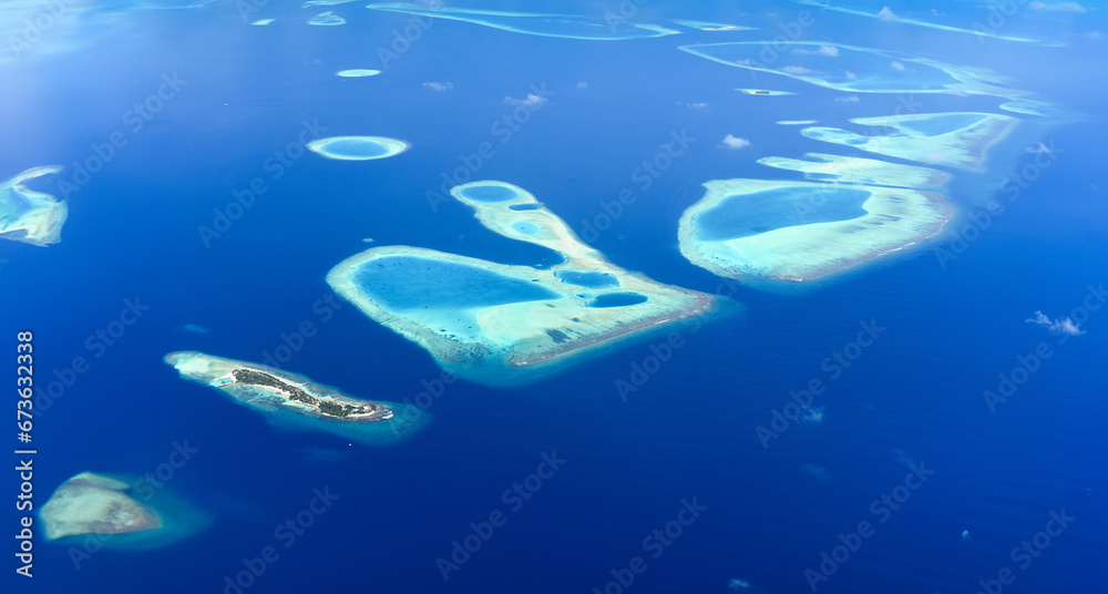 Aerial Photography of the Maldives