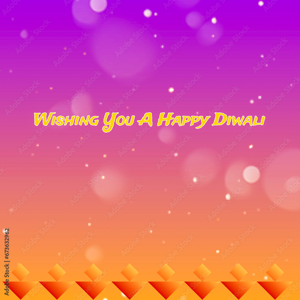Happy Diwali wishes greeting card with blank copy space, graphic design illustration wallpaper, digital frame, festival celebration template 