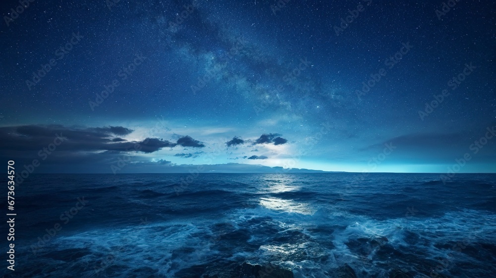 海と星空 海と星空