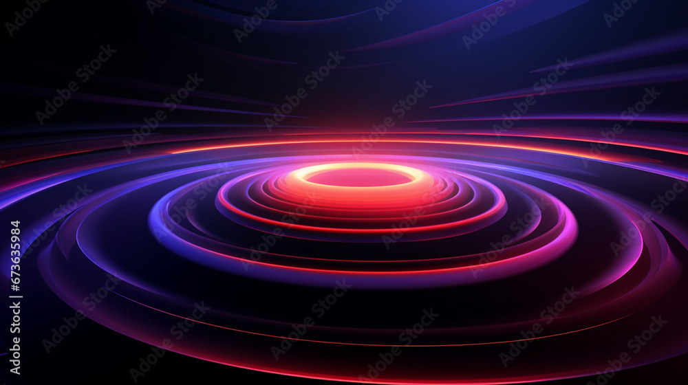 Glowing digital circle, energy source. Glowing digital circle, energy source.