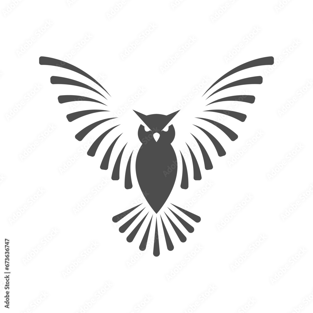 Obraz premium Owl logo design