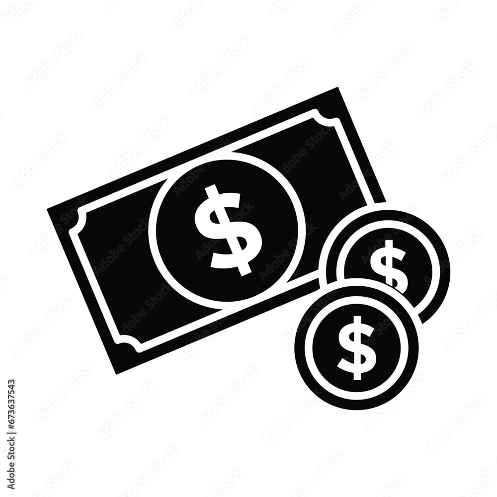money icon vector design template simple and clean money icon vector design template simple and clean