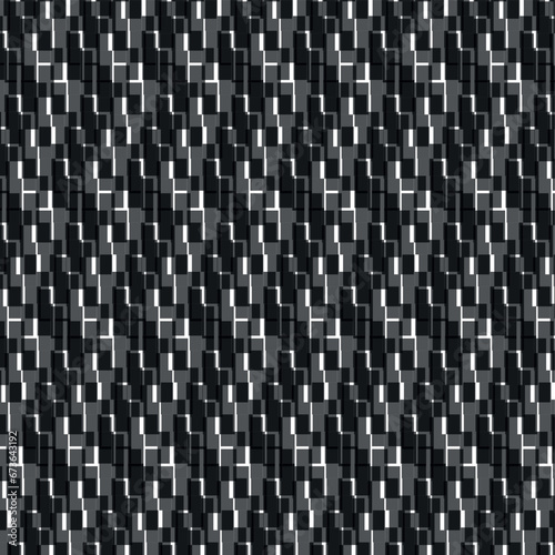 Stone or hard surface with irregularities in the form of small square indentations