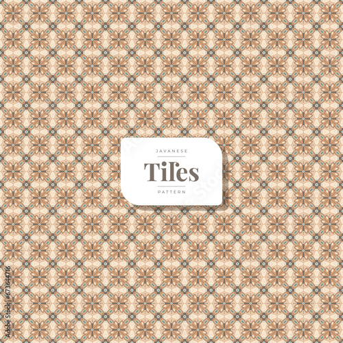 decorative batik tile seamless pattern 17