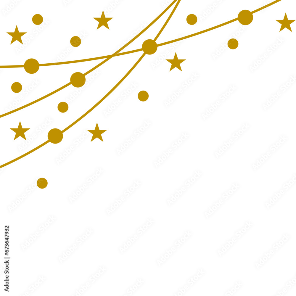 Fototapeta premium New Year Decoration Corner