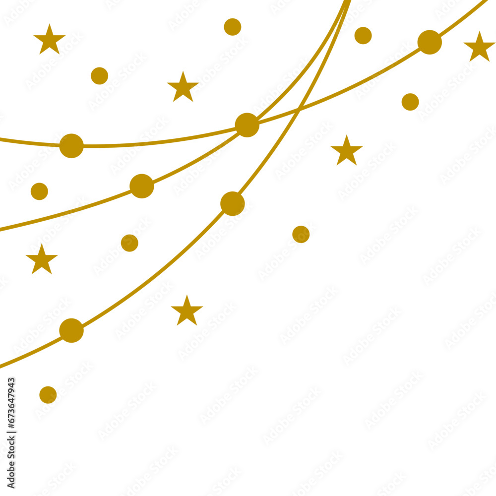 Fototapeta premium New Year Decoration Corner