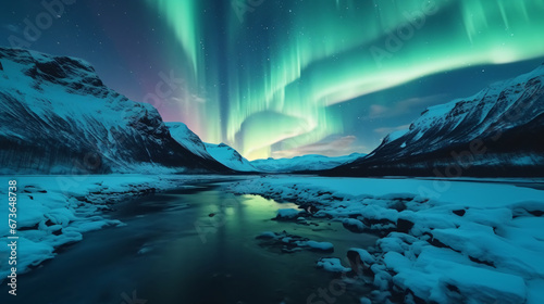 Aurora borealis Northern Lights © ni
