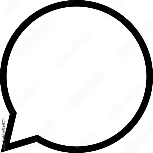 Chat, speech, bubble, dialogue icon for graphic design, logo, web site, social media, mobile app, ui illustration