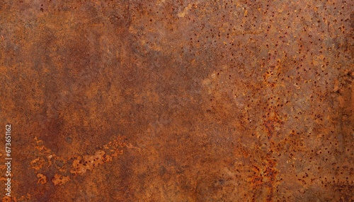Grunge rusty orange-brown metal corten steel stone background