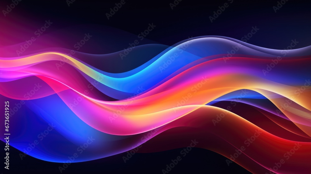 ransparent bright lines background with wave patterns, in the style of long exposure, dark sky-blue and amber, multi-layered collage-like, miniature illumination ransparent bright lines background with wave patterns, in the style of long exposure, dark sky-blue and amber, multi-layered collage-like, miniature illumination