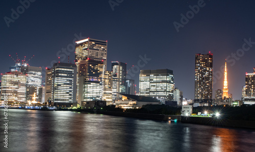 Tokyo Nights: A Mesmerizing Symphony of Lights, Skyscrapers, and Urban Magic © Arun