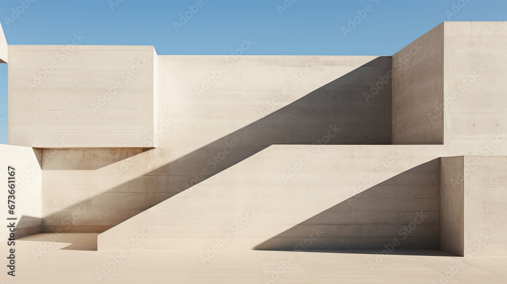 Fototapeta premium abstract of modern architecture background, concrete wall textured background