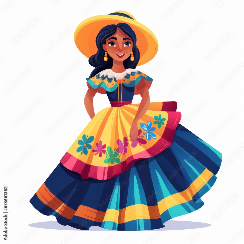 Fototapeta premium Bolivia Pollera icon 