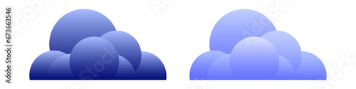 Cloud vector illustration icon