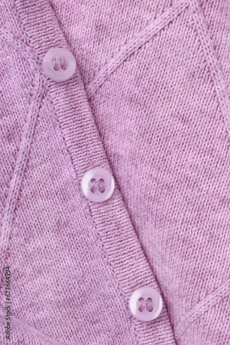 Cardigan buttons closeup