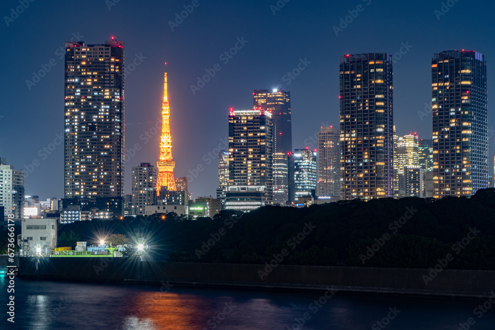 Enchanting Tokyo Nights: A Captivating Symphony of Lights and Shadows in the Urban Night Scape. Enchanting Tokyo Nights: A Captivating Symphony of Lights and Shadows in the Urban Night Scape.