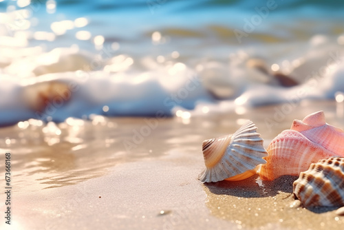 seashell on the beach © MythicMusing
