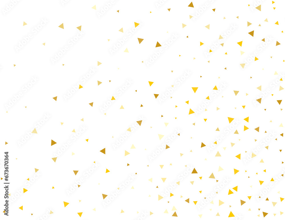 Holiday Golden Triangular Confetti Holiday Golden Triangular Confetti