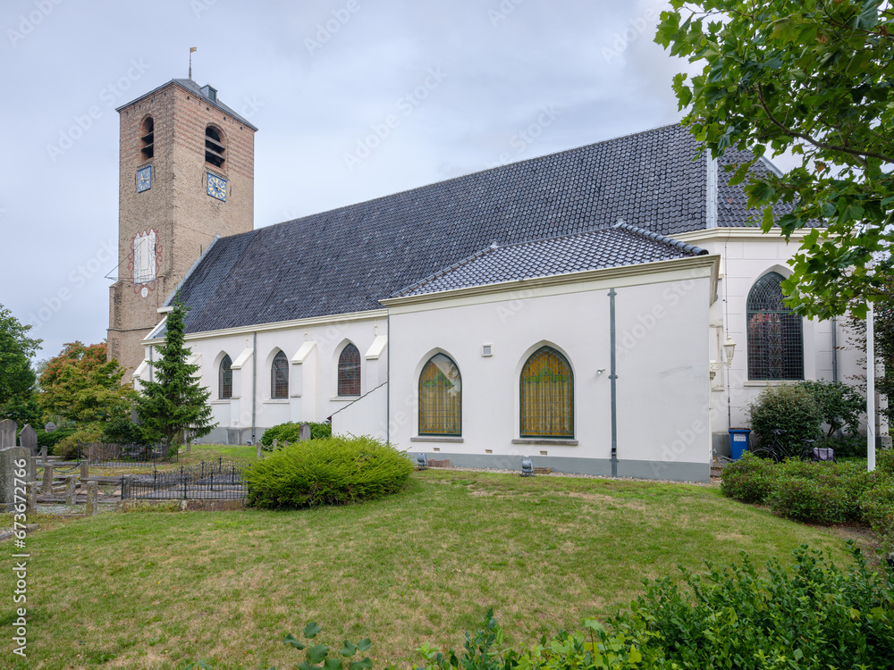 Hervormde kerk in  Lisse, Zuid-Holland province, The Netherlands