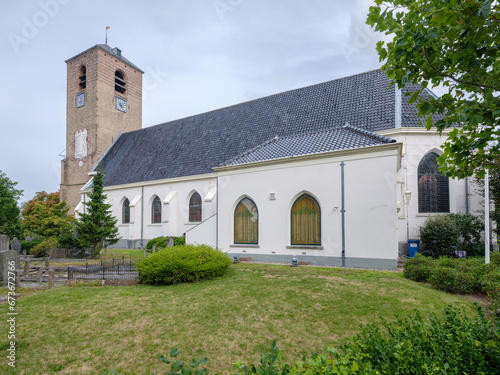 Hervormde kerk in  Lisse, Zuid-Holland province, The Netherlands photo
