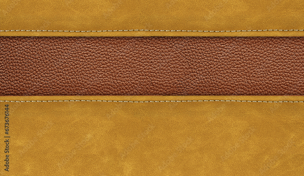 stitched leather background  brown color background