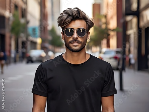 portrait of a man in sunglasses