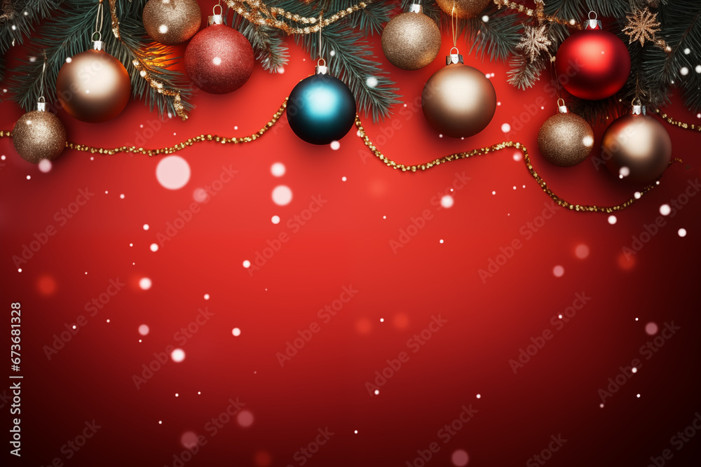 New Year's decorations from balls, Christmas holiday decor New Year's decorations from balls, Christmas holiday decor