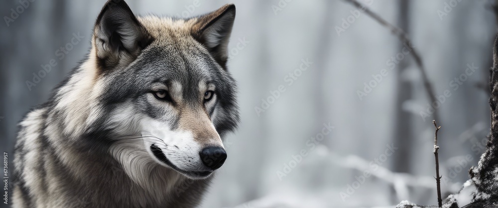 Obraz premium Wolf Photography Stock Photos cinematic, wildlife, wolf, for home decor, wall art, posters, game pad, canvas, wolves phone wallpaper