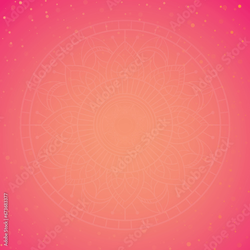 Indian Floral Art BG template 