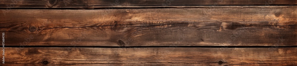 Brown rustic dark wooden long banner for background Brown rustic dark wooden long banner for background
