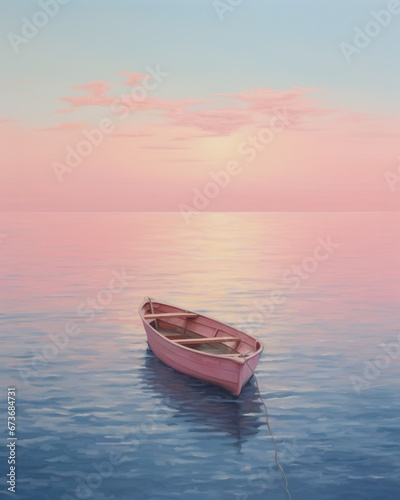 boat on the lake