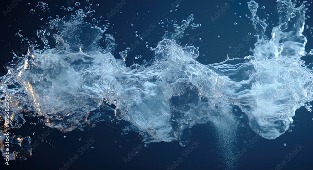 water splash, generative ai water splash, generative ai