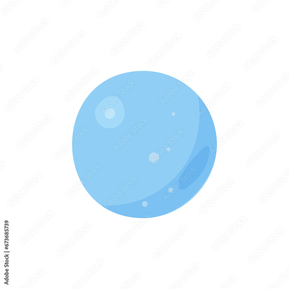Round drop, splashing water in cartoon style. Vector illustration isolated on white background, eps 10. Round drop, splashing water in cartoon style. Vector illustration isolated on white background, eps 10.