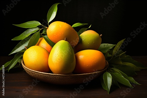 fresh and organic mangoes